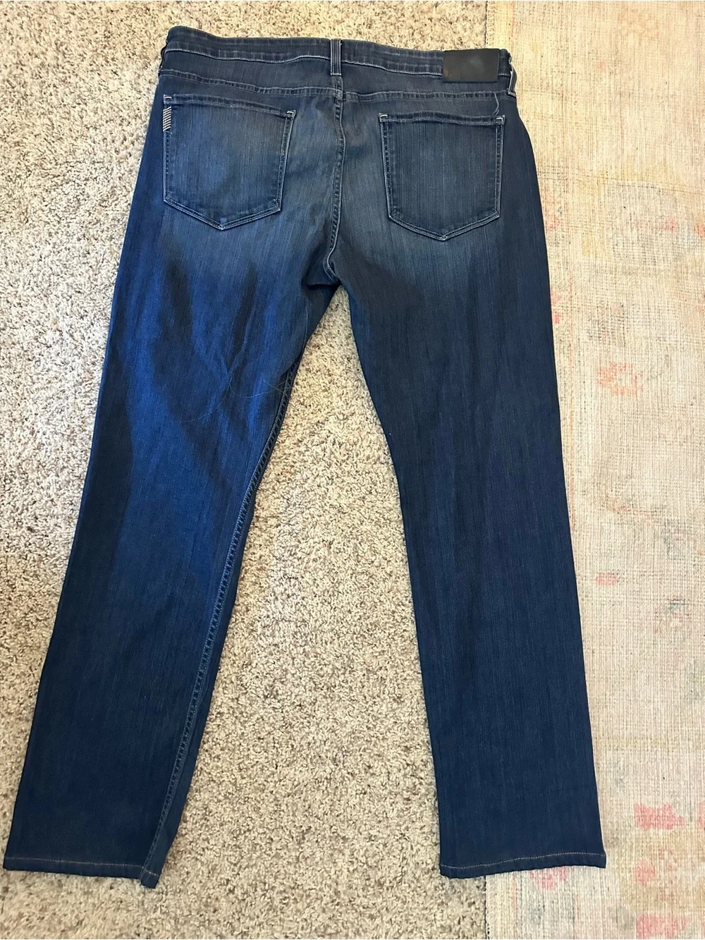 PAIGE “Federal” Men's Indigo Straight Jeans